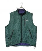 NANGA×KEBOZナンガ×ケボズ）の古着「REVERSIBLE DOWN VEST」｜グリーン