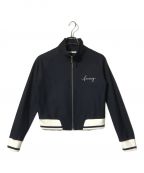 FOXEY NEWYORKフォクシーニューヨーク）の古着「ARENA BLOUSON/41636-LAJ0F604T」｜ネイビー