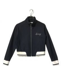 FOXEY NEWYORK（フォクシーニューヨーク）の古着「ARENA BLOUSON/41636-LAJ0F604T」｜ネイビー