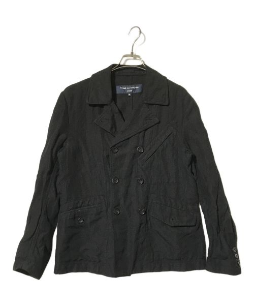 COMME des GARCONS HOMME（コムデギャルソン オム）COMME des GARCONS HOMME (コムデギャルソン オム) ダブルジャケット/HT-J007 ブラック サイズ:SSの古着・服飾アイテム