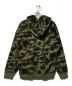 A BATHING APE (アベイシングエイプ) APE MULTI LABEL 1ST CAMO OVERSIZED HOODIE オリーブ サイズ:S：9000円