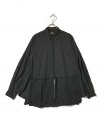 BLACK COMME des GARCONSブラック コムデギャルソン）の古着「Toropical Wool Shirt」｜ブラック