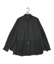 BLACK COMME des GARCONS（ブラック コムデギャルソン）の古着「Toropical Wool Shirt」｜ブラック