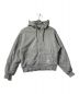 stussy（ステューシー）の古着「DOUBLE FACE LABEL ZIP HOODIE」｜グレー