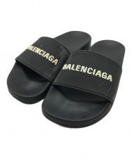 BALENCIAGA (バレンシアガ) POOL SANDAL ブラック サイズ:25cm