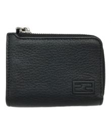 FENDI（フェンディ）の古着「バゲットロゴカードウォレット」｜ブラック