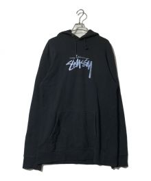 stussy（ステューシー）の古着「フーデッドスウェットシャツ」｜ブラック