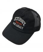 stussy×OUR LEGACYステューシー×アワーレガシー）の古着「キャップ/LOW PROFILE TRUCKER CAP」｜ブラック