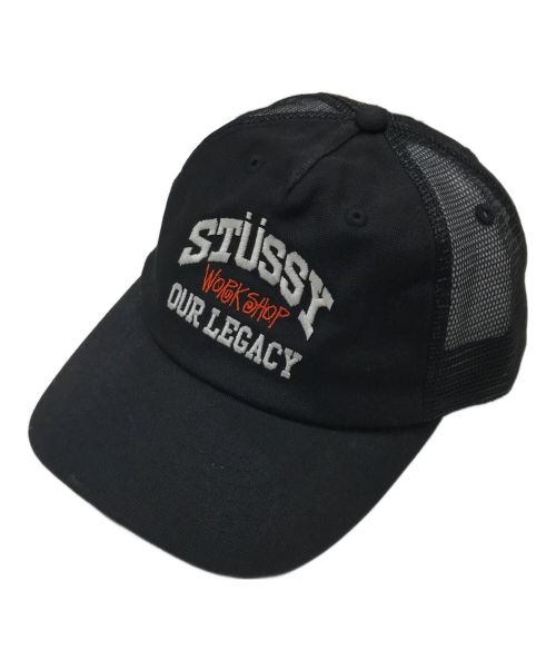 stussy（ステューシー）stussy (ステューシー) OUR LEGACY (アワーレガシー) キャップ/LOW PROFILE TRUCKER CAP ブラックの古着・服飾アイテム