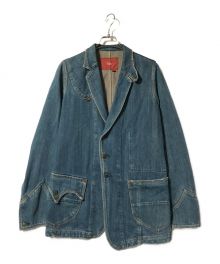 LEVI'S RED（リーバイス レッド）の古着「デニムテーラードジャケット」｜ブルー