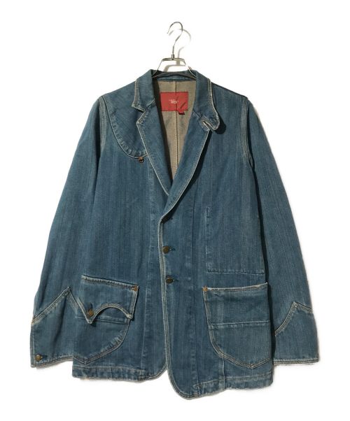 LEVI'S RED（リーバイス レッド）LEVI'S RED (リーバイス レッド) デニムテーラードジャケット ブルー サイズ:Sの古着・服飾アイテム