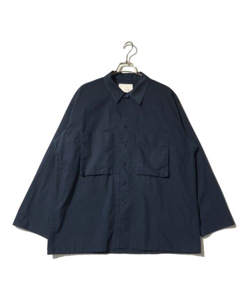 nanamica（ナナミカ）nanamica (ナナミカ) レギュラーカラーシャツ ネイビー サイズ:Sの古着・服飾アイテム