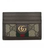 GUCCIグッチ）の古着「GGカードケース」｜グレー