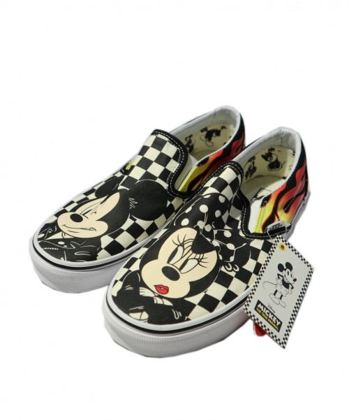 中古 古着通販 Vans バンズ スリッポン ブラック サイズ 25 5 未使用品 Disney 90th Anniversary 2nd ブランド 古着通販 トレファク公式 Trefac Fashion