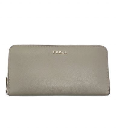 【中古・古着通販】FURLA (フルラ) 長財布 グレー｜ブランド・古着