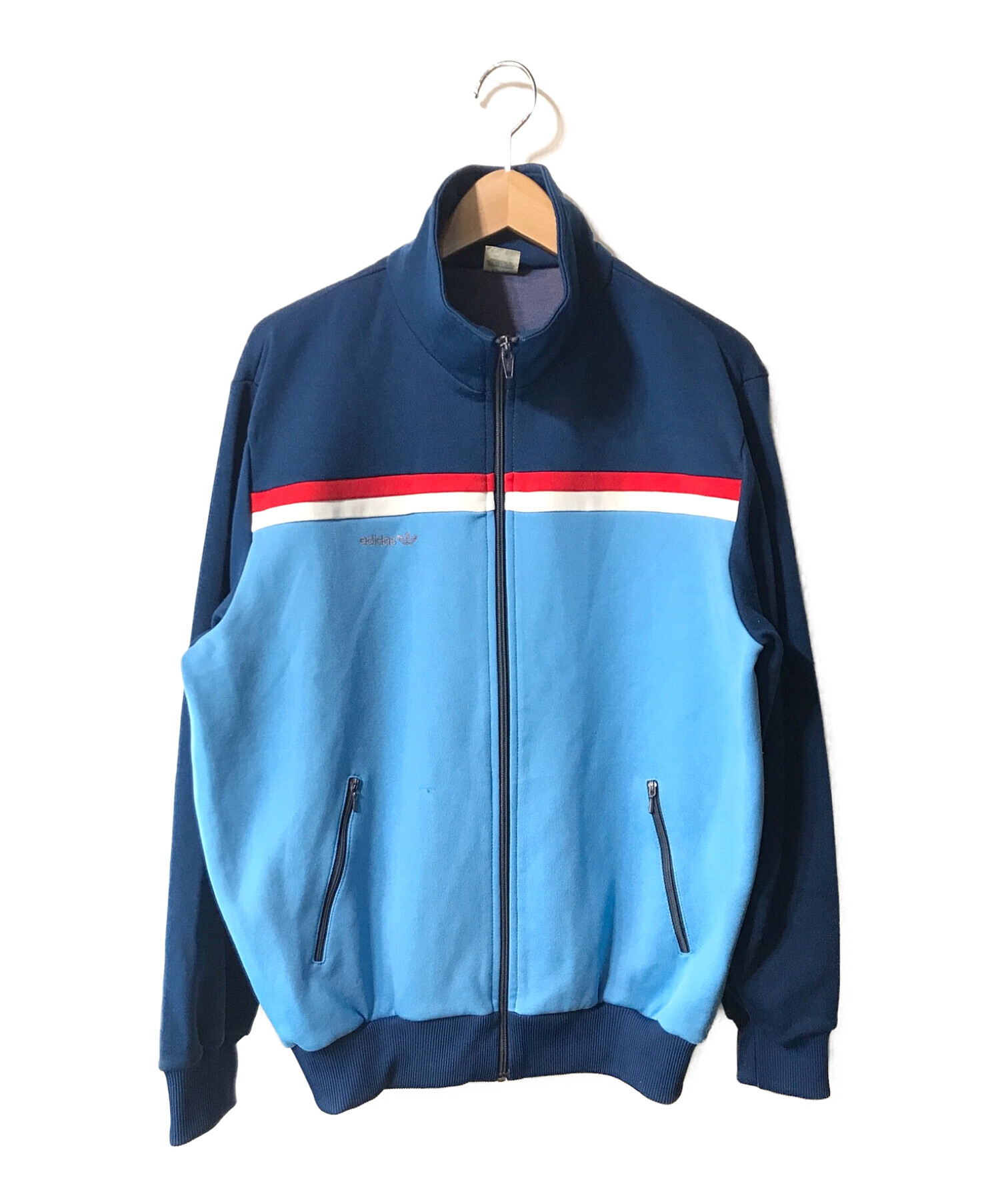 70's フランス製 adidas ハイネックトラックジャケット