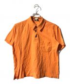 HERMESエルメス）の古着「ポロシャツ」｜オレンジ