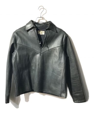 [中古]Number One Leather by REDMOON(ナンバーワンレザーバイレッドルーム)のメンズ アウター・ジャケット  プルオーバーレザーシャツジャケット