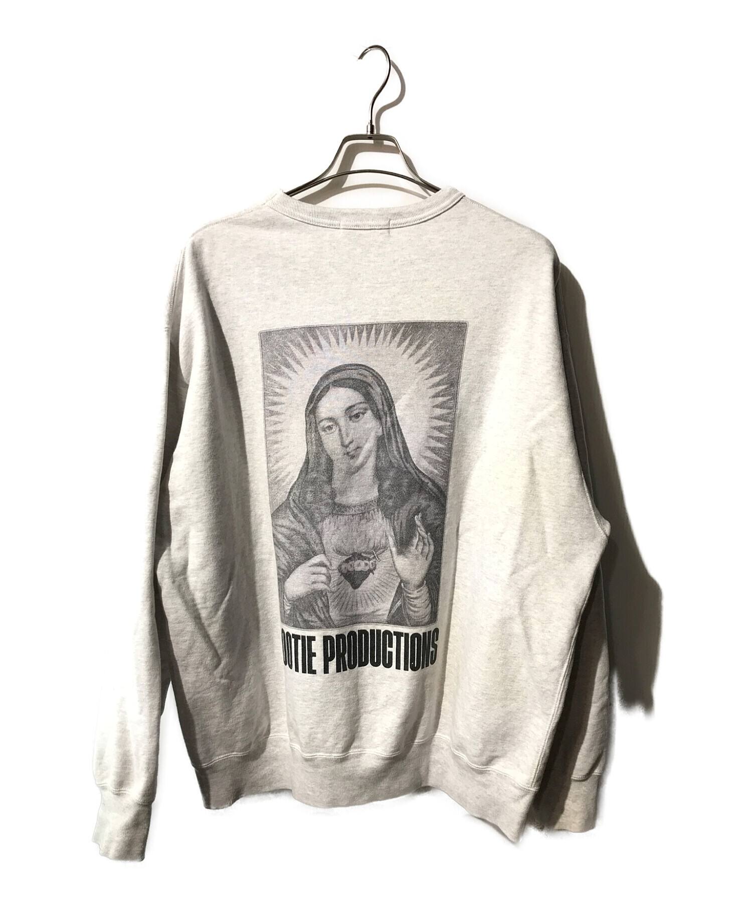 COOTIE PRODUCTIONS (クーティープロダクツ) Print Sweat Crew (MARY)/ロゴプリントスウェット グレー  サイズ:L