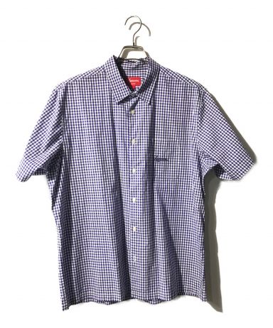 XL USED Supreme Gingham S/S Shirt