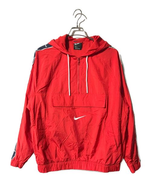 NIKE（ナイキ）NIKE (ナイキ) アノラックウーブンジャケット レッド サイズ:Lの古着・服飾アイテム