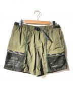 WTAPSダブルタップス）の古着「TRACKS SHORTS NYLON TUSSAH/ハーフパンツ」｜オリーブ