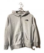 THE NORTH FACEザ ノース フェイス）の古着「Square Logo FullZip/ジップパーカー」｜グレー