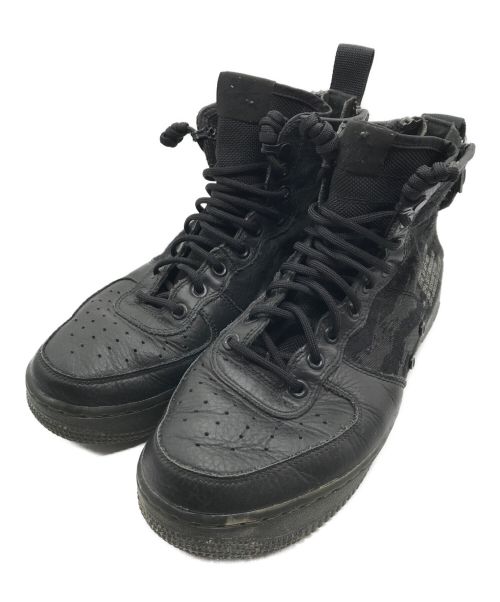 NIKE（ナイキ）NIKE (ナイキ) SF AF1 Mid QS / スペシャルフォース エアフォース ワン ブラック サイズ:26の古着・服飾アイテム