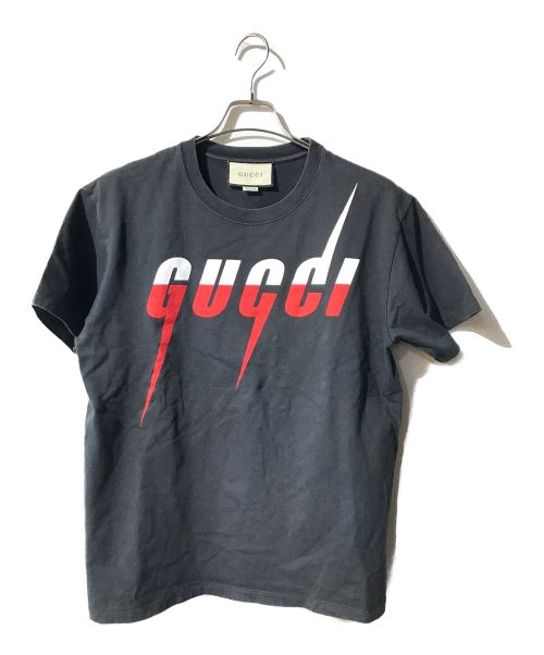 GUCCI（グッチ）GUCCI (グッチ) ブレードプリントTシャツ ブラック サイズ:XSの古着・服飾アイテム