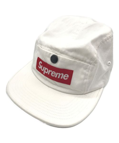 SUPREME（シュプリーム）Supreme (シュプリーム) Snap Button Pocket Camp Cap ホワイトの古着・服飾アイテム