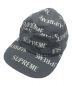 Supreme（シュプリーム）の古着「3M Reflective Repeat Taped Seam Camp Cap」｜ブラック