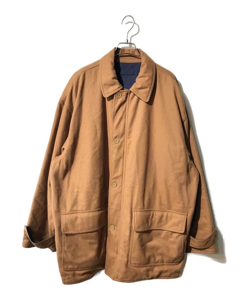 Aquascutum（アクアスキュータム）Aquascutum (アクアスキュータム) ジャケット ネイビー×ブラウン サイズ:サイズ表記なしの古着・服飾アイテム