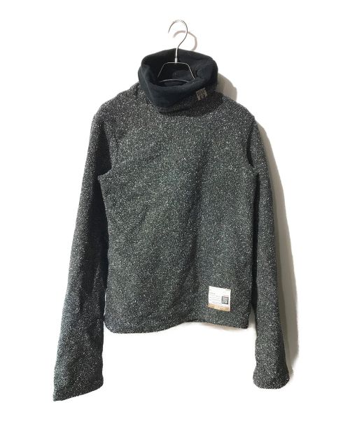 MIHARA YASUHIRO（ミハラヤスヒロ）MIHARA YASUHIRO (ミハラヤスヒロ) Original Super Stretch Glitter Turtleneck Pullover グレー サイズ:40の古着・服飾アイテム