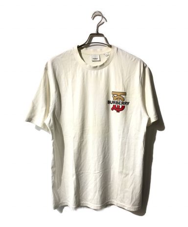 【中古・古着通販】BURBERRY (バーバリー) ラバーTBロゴTシャツ