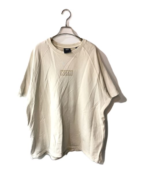 KITH（キス）KITH (キス) ボックスロゴスウェットTシャツ ベージュ サイズ:Ｌの古着・服飾アイテム