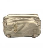 PORTERポーター）の古着「KLUNKERZ WAIST BAG」｜ベージュ