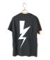 NEIL BARRETT (ニールバレット) サンダーボルトTシャツ ブラック サイズ:XS：3980円