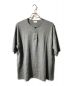 STEVEN ALAN（スティーブンアラン）の古着「HENLEY NECK SHORT SLEEVE TEE」｜グレー