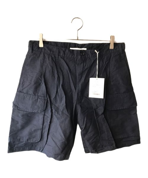 Caledoor（カレドアー）Caledoor (カレドアー) Weather Cloth Cargo Shorts/ウェザークロスカーゴショーツ ネイビー サイズ:Ｌ 未使用品の古着・服飾アイテム