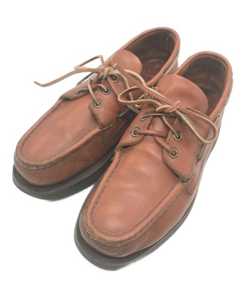 RUSSELL MOCCASIN（ラッセルモカシン）RUSSELL MOCCASIN (ラッセルモカシン) 3EYE デッキシューズ ブラウン サイズ:7　1/2の古着・服飾アイテム