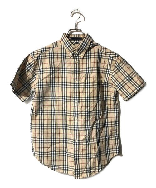 BURBERRY LONDON（バーバリーロンドン）BURBERRY LONDON (バーバリー ロンドン) チェックシャツ ベージュ サイズ:160Aの古着・服飾アイテム