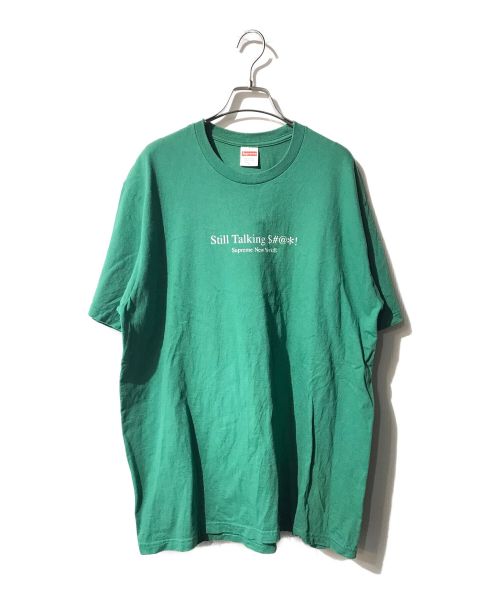 SUPREME（シュプリーム）Supreme (シュプリーム) still talking tee グリーン サイズ:Lの古着・服飾アイテム