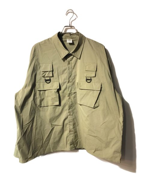 connett（コネット）Connett (コネット) Fishing Shirt オリーブ サイズ:2の古着・服飾アイテム