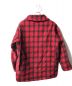 WOOLRICH (ウールリッチ) ヴィンテージ中綿チェックジャケット レッド×ブラック サイズ:サイズ表記なし：7000円