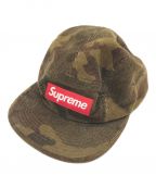 SUPREMEシュプリーム）の古着「Corduroy Camo Camp Cap」｜カーキ