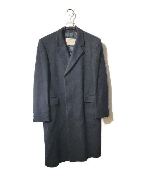 Aquascutum（アクアスキュータム）Aquascutum (アクアスキュータム) カシミヤロングコート ネイビー サイズ:サイズ表記なしの古着・服飾アイテム