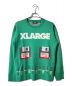 X-LARGE（エクストララージ）の古着「ANALOG JAQUARD SWEAT」｜グリーン