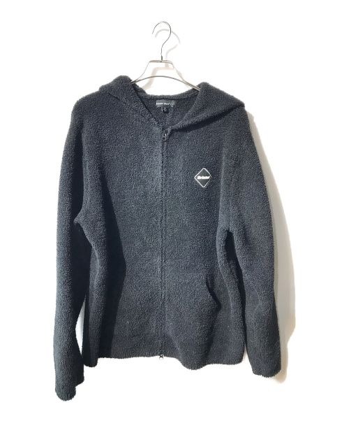 F.C.R.B.（エフシーアールビー）F.C.R.B. (エフシーアールビー) BAREFOOT DREAMS PILE ZIP UP HOODIE ブラック サイズ:XLの古着・服飾アイテム