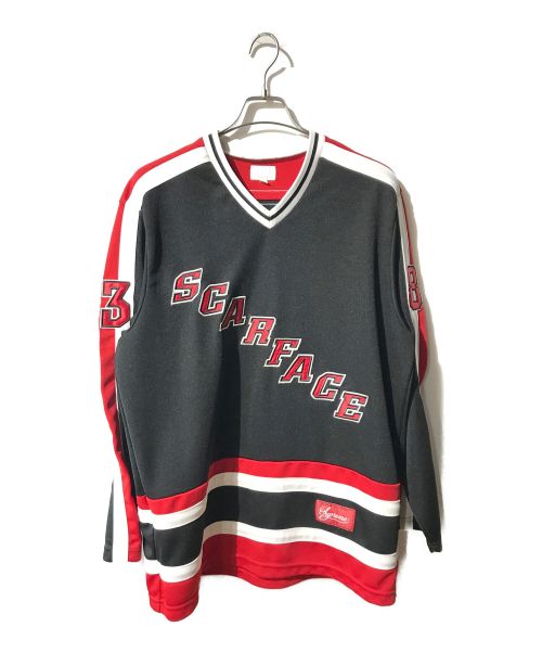 SUPREME（シュプリーム）Supreme (シュプリーム) scarface hockey jersey ブラック サイズ:Lの古着・服飾アイテム