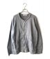 nonnative（ノンネイティブ）の古着「DWELLER FULL ZIP COTTON SWEAT OVERDYED/スウェットノーカラージップジャケット」｜グレー